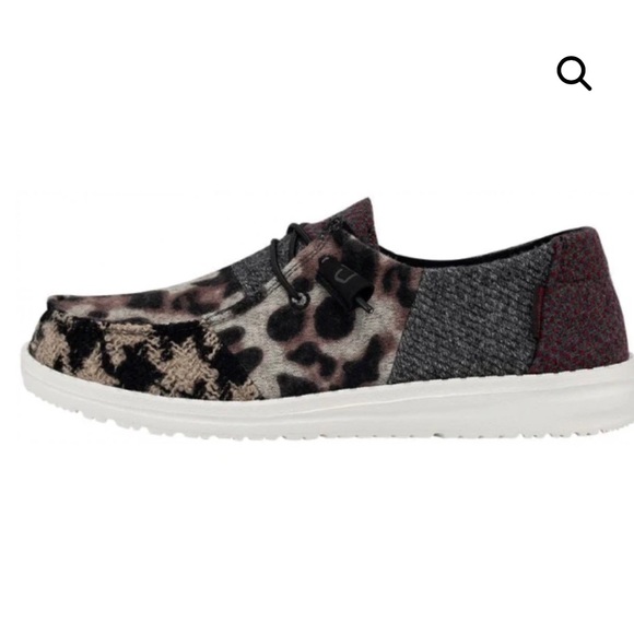 Hey Dude Womens Wendy Slip On Shoes- Patchwork Java - Picture 3 of 16